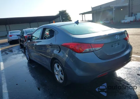 2013 Hyundai Elantra Gls from USA, damaged, VIN 5NPDH4AE3DH344426